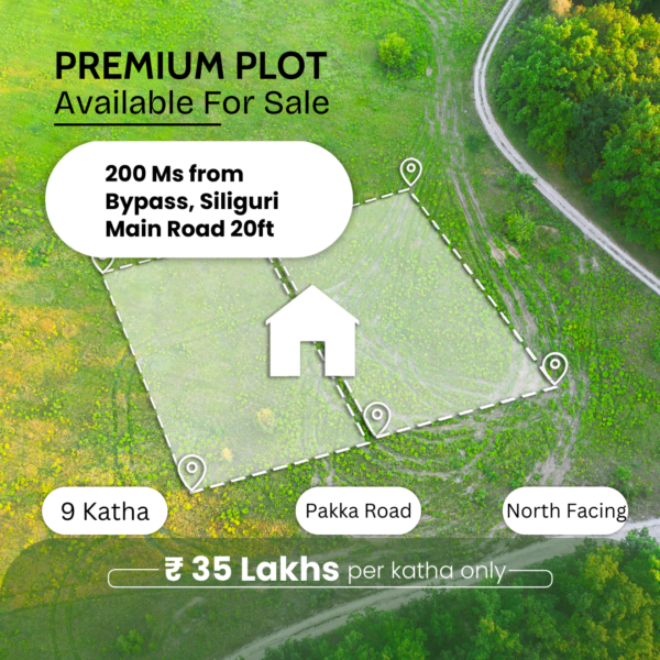 Green and Black Illustrative Real Estate Plot Advertisement Instagram Post (1)